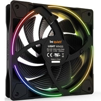 be quiet! Light Wings 120mm RGB Fan 3-Pack Black - High-Speed PWM
