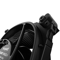 Black 120mm be quiet! Silent Wings 4 fan with optimized blades, 1600 RPM, and 3-pin connector.