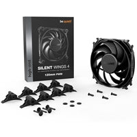 be quiet! Silent Wings 4 120mm PWM Fan - 1600RPM FDB Black