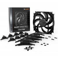 be quiet! Silent Wings Pro 4 140mm PWM Fan - 2400RPM Black FDB