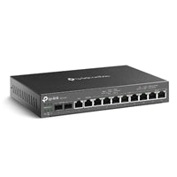 TP-Link Omada Gigabit VPN router, black, with PoE+ ports and controller functionality