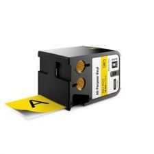 Dymo 1868775 XTL 54mm x 7m Roll All-Purpose Vinyl Black on Yellow