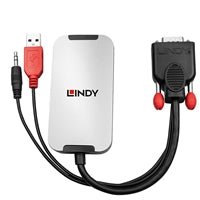 Lindy VGA to HDMI Converter Cable 0.18m USB Powered 1080p Audio