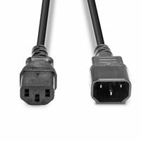Lindy 2m IEC C13 to C14 Power Extension Cable - VDE Approved Black