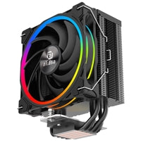 Akasa Soho H4 Plus ARGB CPU Cooler - 120mm PWM, 185W TDP, 4 Heatpipes