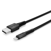 Lindy MFi Certified Lightning Cable 0.5m USB-A Black