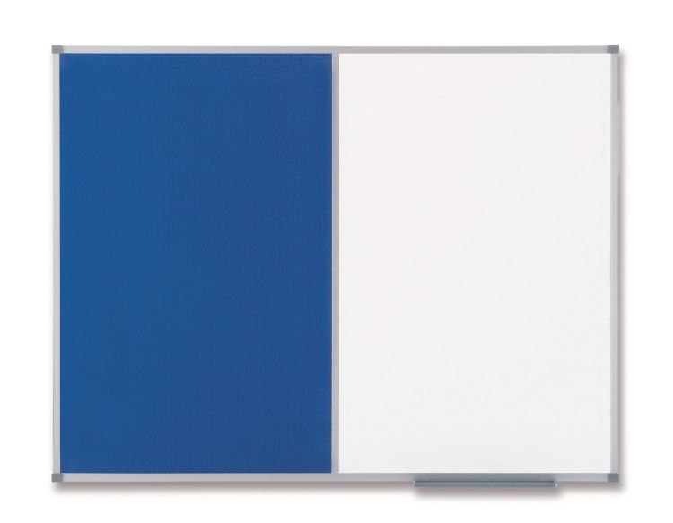 Nobo 1902258 Classic Combi Felt Steel Noticeboard 1200x900mm