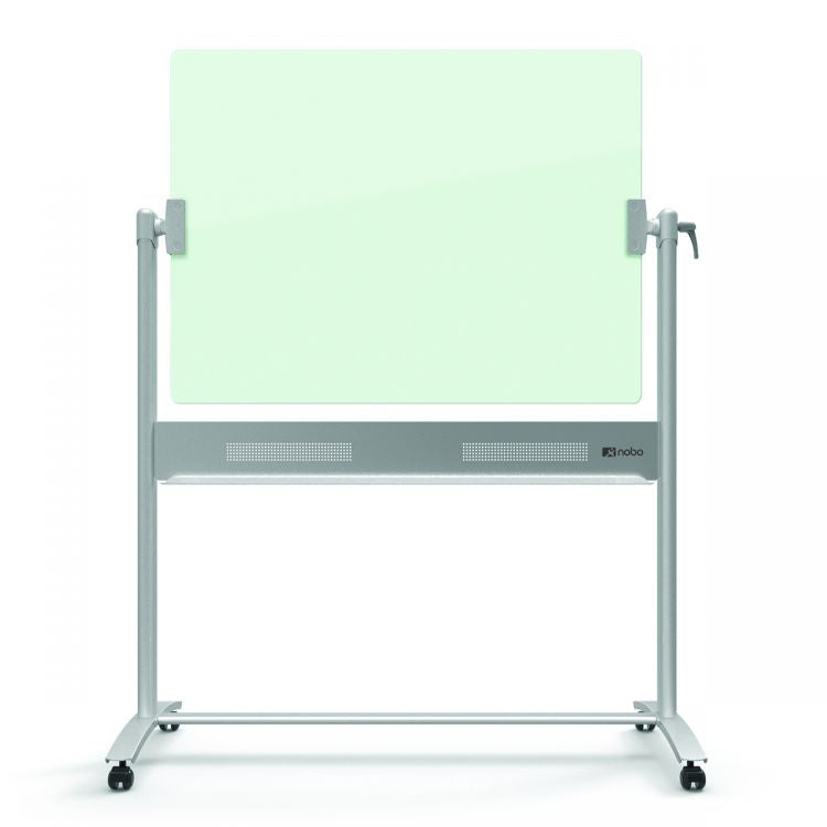 Nobo 1903943 Diamond Glass Magnetic Mobile Board 1200x900mm