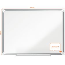 Nobo Premium Plus Steel Magnetic Whiteboard 600x450mm