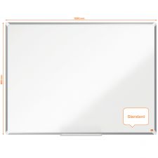 Nobo Premium Plus Steel Magnetic Whiteboard 1200x900mm