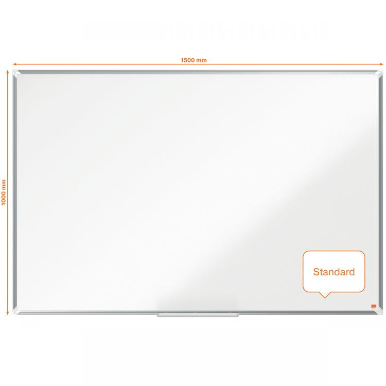 Nobo Premium Plus Steel Magnetic Whiteboard 1500x1000mm