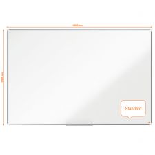 Nobo 1915171 Premium Plus Melamine Whiteboard 1800x1200mm
