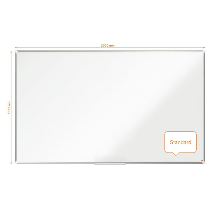 Nobo 1915172 Premium Plus Melamine Whiteboard 2000x1000mm