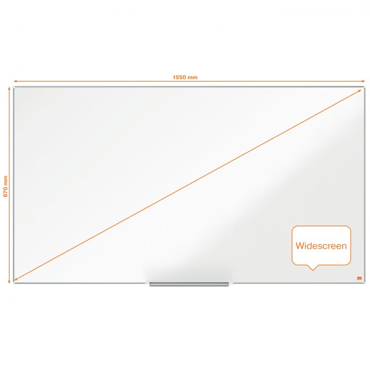 Nobo Impression Pro 1550x870mm Widescreen Enamel Magnetic Whiteboard