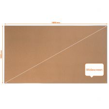 Nobo 1915418 Impression Pro 1880x1060mm Widescreen Cork Notice Board