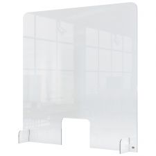 Nobo 1915488 Plexiglass Counter Screen with hole 700 x 850mm