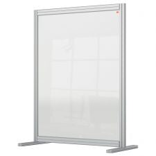Nobo 1915492 Premium Plus Desk Divider 800x1000mm Acrylic