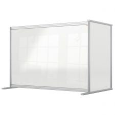 Nobo 1915495 Premium Plus Desk Divider Extender 1400x1000mm Acrylic