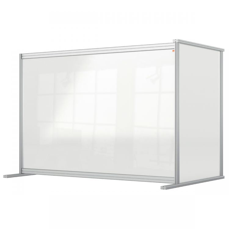 Nobo 1915495 Premium Plus Desk Divider Extender 1400x1000mm Acrylic