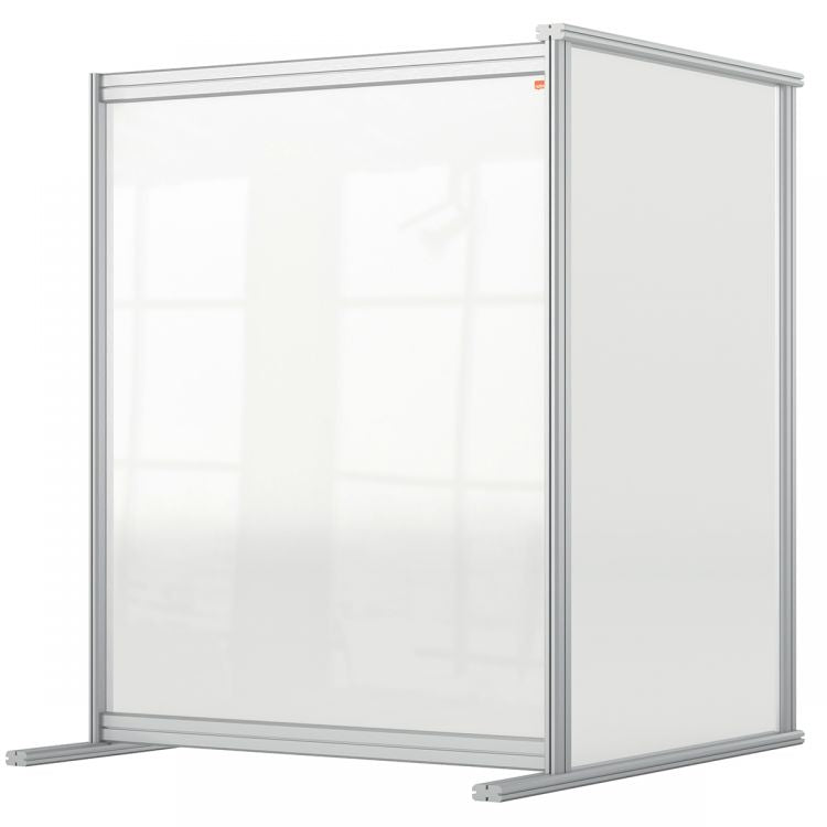 Nobo 1915497 Premium Plus Desk Divider Extender 800x1000mm Acrylic