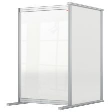 Nobo 1915498 Premium Plus Desk Divider Extender 600x1000mm Acrylic