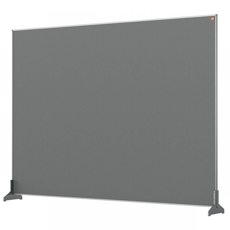 Nobo 1915500 Grey Impression Pro Desk Divider 1400x1000mm