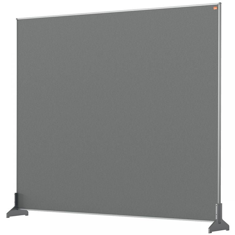 Nobo 1915501 Grey Impression Pro Desk Divider 1200x1000mm