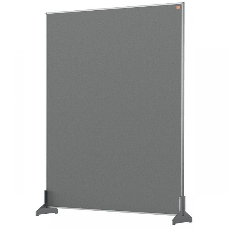 Nobo 1915502 Grey Impression Pro Desk Divider 800x1000mm