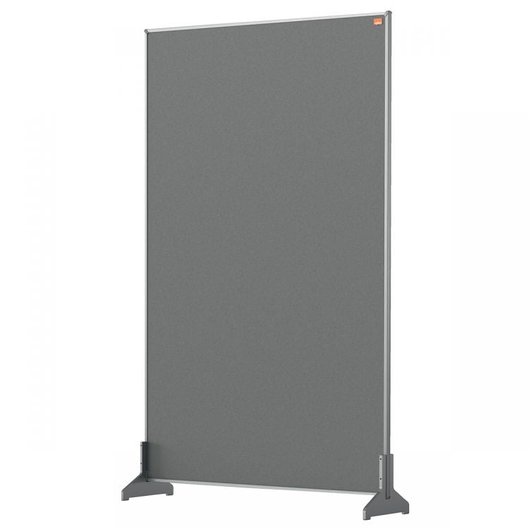 Nobo 1915503 Grey Impression Pro Desk Divider 600x1000mm