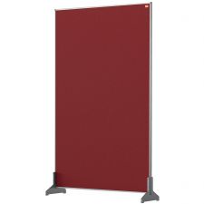 Nobo 1915513 Red Impression Pro Desk Divider 600x1000mm