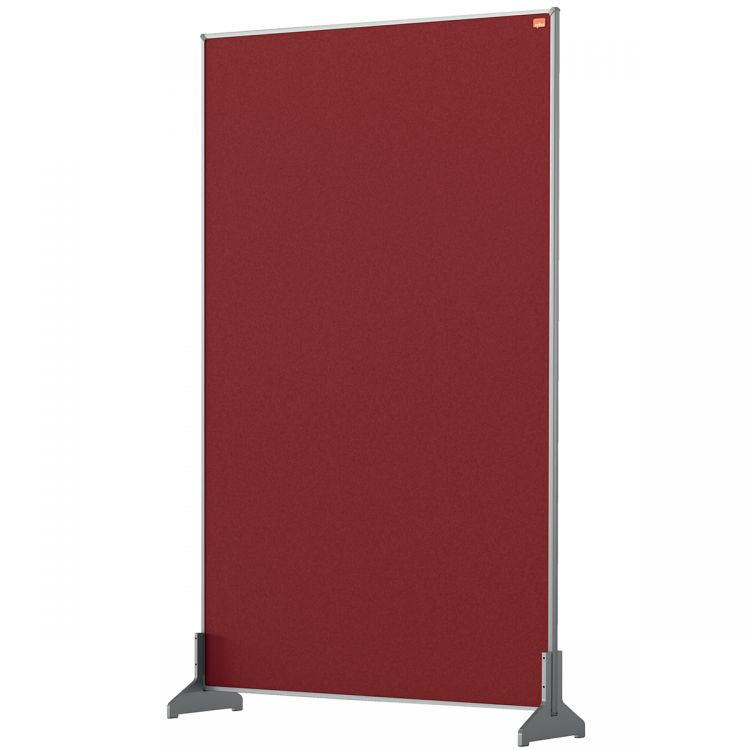 Nobo 1915513 Red Impression Pro Desk Divider 600x1000mm