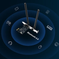 Mercusys MA30E AC1200 Dual Band WiFi Bluetooth 5.0 PCIe Adapter