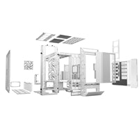 be quiet! Dark Base Pro 901 White Full Tower Case - E-ATX, Silent Wings 4