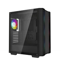 DeepCool CC560 ARGB V2 ATX Mid Tower Case - Tempered Glass Black