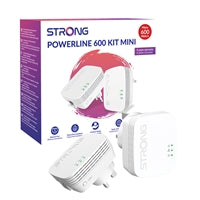 STRONG AV600 Mini Powerline Adapter Kit - 600Mbps (2 Pack)
