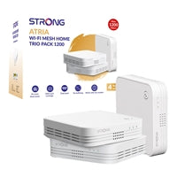 STRONG AC1200 Mesh WiFi System 3-Pack - 5000 sq ft Whole Home Coverage