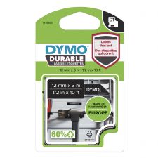Dymo 1978365 D1 Durable 12mm x 3M Tape White on Black