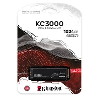 Kingston KC3000 1TB PCIe 4.0 NVMe M.2 SSD - 7000MB/s Read Speed