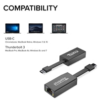 Plugable USB-C to Gigabit Ethernet Adapter RTL8153 - Plug & Play