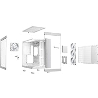 be-quiet! Light Base 600 LX White ATX Case - 4x ARGB PWM Fans