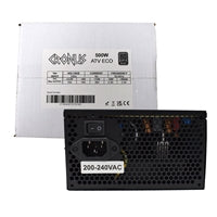 CRONUS 500W ATX PSU 80 PLUS Bronze Non-Modular Flat Black Cables