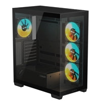 Gigabyte C500 Panoramic Tempered Glass Mid-Tower ATX Case Black