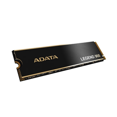 Black ADATA Legend 900 2TB NVMe SSD with PCIe Gen4, M.2 interface, heatsink, read speed 7000 MB/s, write speed 5400 MB/s.