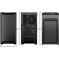 be quiet! Pure Base 501 Airflow ATX Mid Tower - Black Tempered Glass