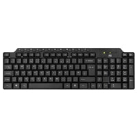 Evo Labs USB Wired Keyboard Mouse Combo UK QWERTY Full Size Black