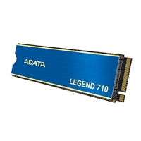 Adata Legend 710 256GB NVMe SSD, M.2 2280, PCIe Gen3, blue heatsink, read 2100MB/s, write 1600MB/s.