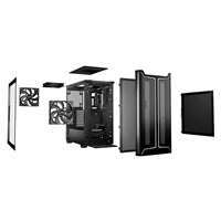 be quiet! Pure Base 501 DX Black Mid Tower Case - Mesh, 3x 140mm PWM