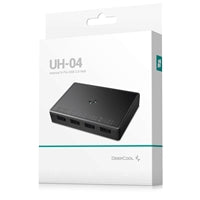 DeepCool UH-04 Internal USB 2.0 Hub - 4-Port 9-Pin Header Black