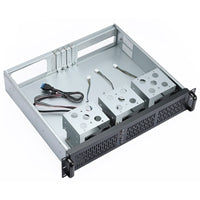 Codegen 2U Rackmount Server Case 405mm Shallow Depth Steel Chassis