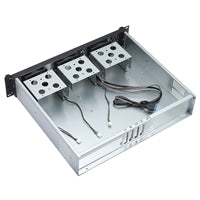 Codegen 2U Rackmount Server Case 405mm Shallow Depth Steel Chassis